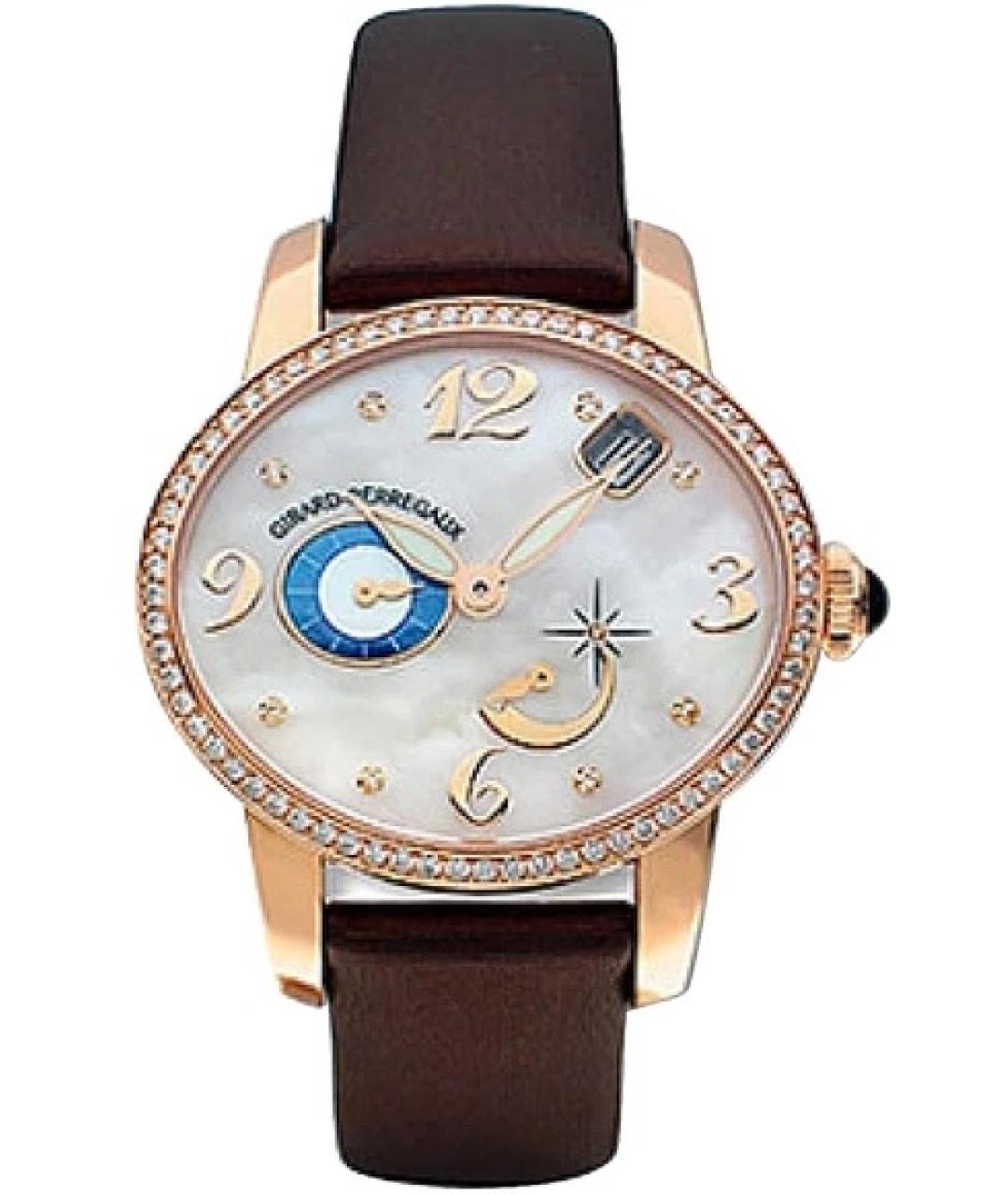 GIRARD PERREGAUX Бежевые часы из розового золота, фото 2