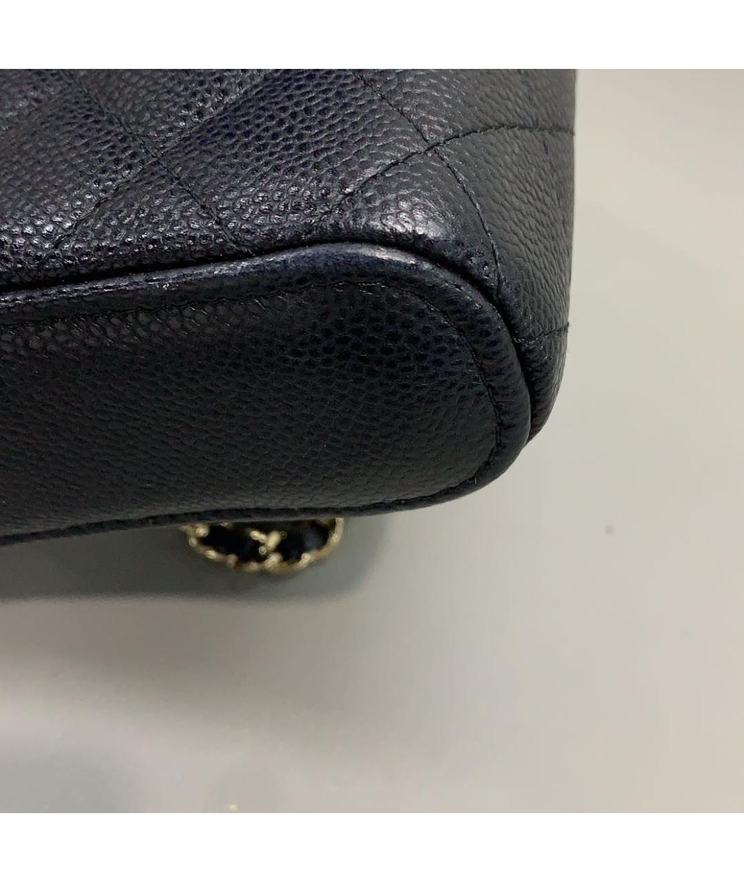 CHANEL Черная кожаная сумка через плечо, фото 5