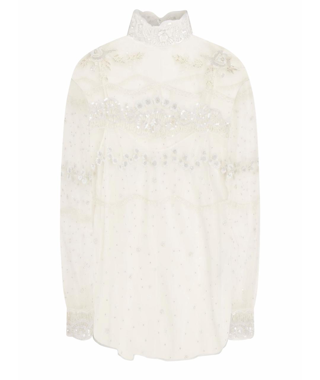 VALENTINO Бежевая полиамидовая блузы, фото 1