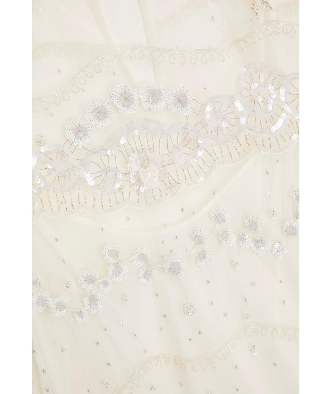 VALENTINO Бежевая полиамидовая блузы, фото 4