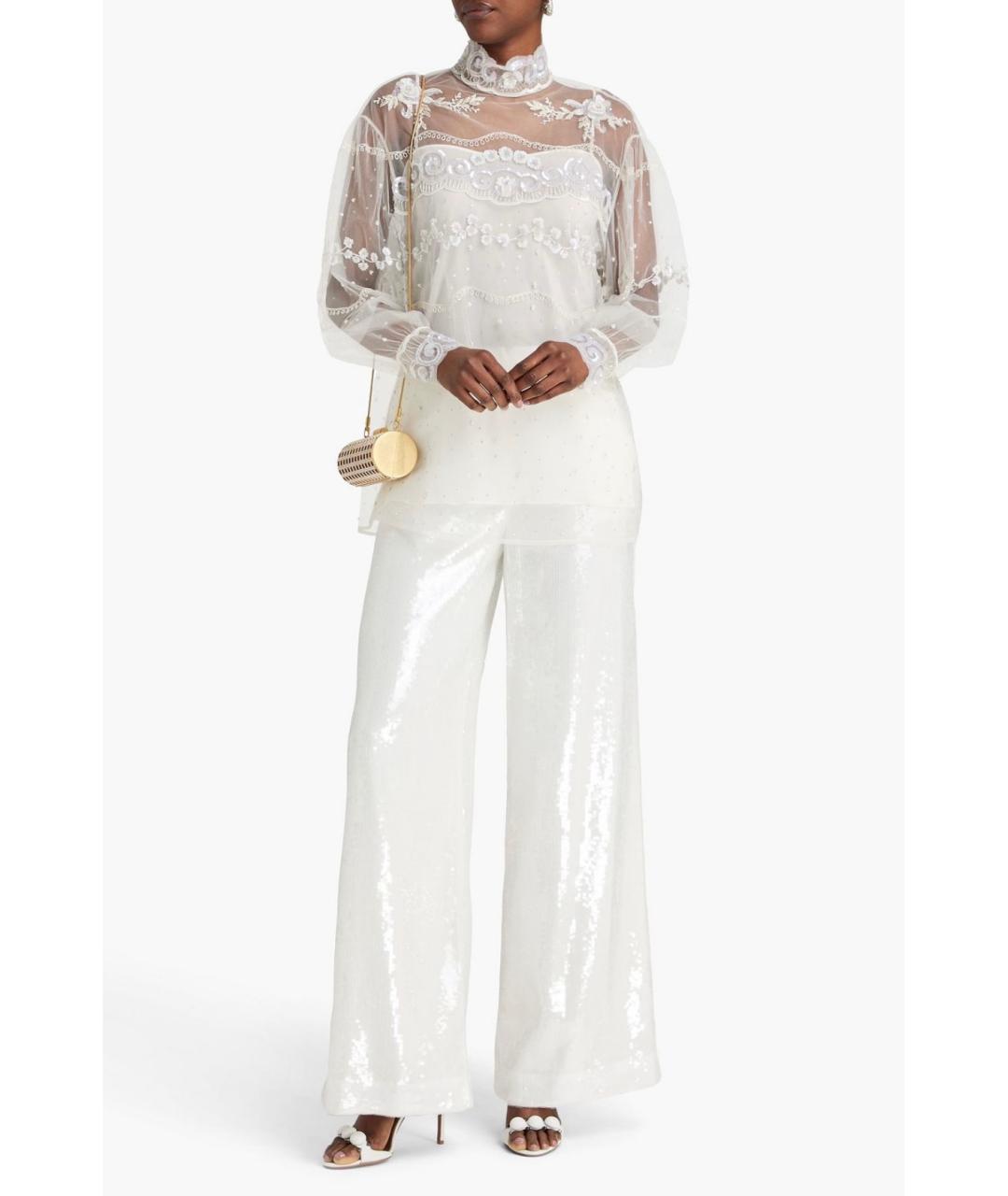 VALENTINO Бежевая полиамидовая блузы, фото 2