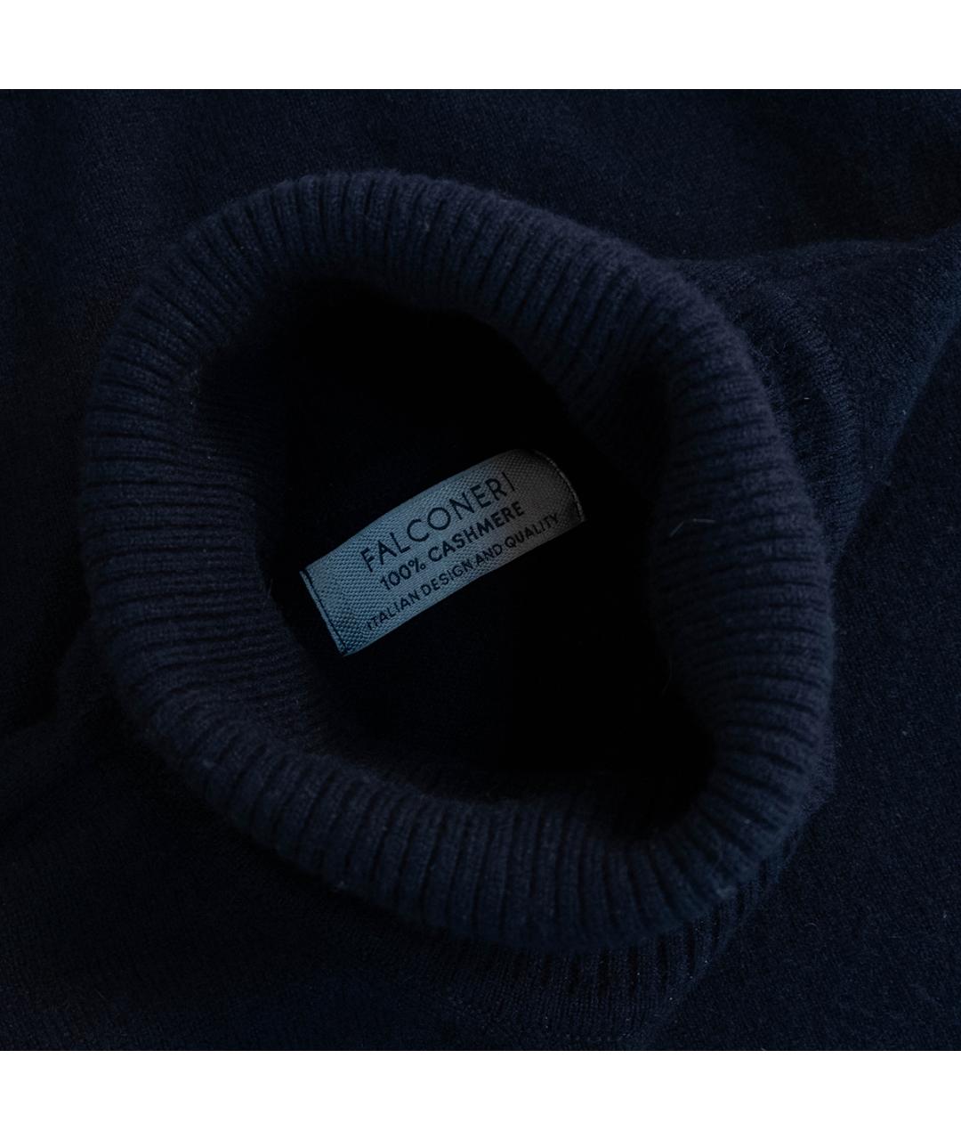 FALCONERI Темно-синий кашемировый костюм с брюками, фото 7