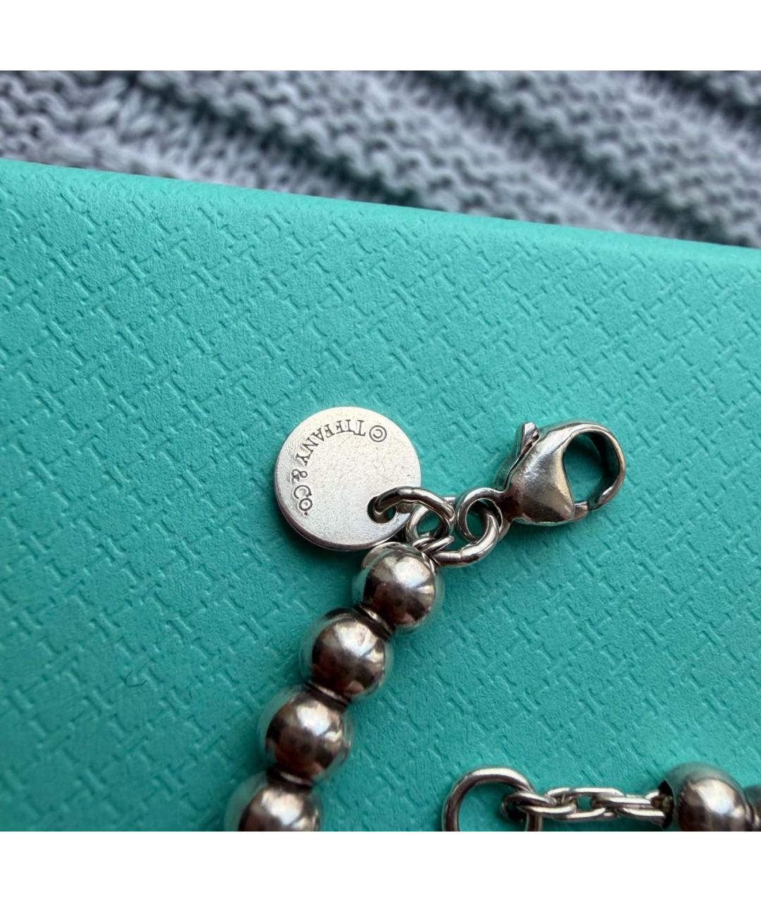 TIFFANY&CO Розовый серебряный браслет, фото 5