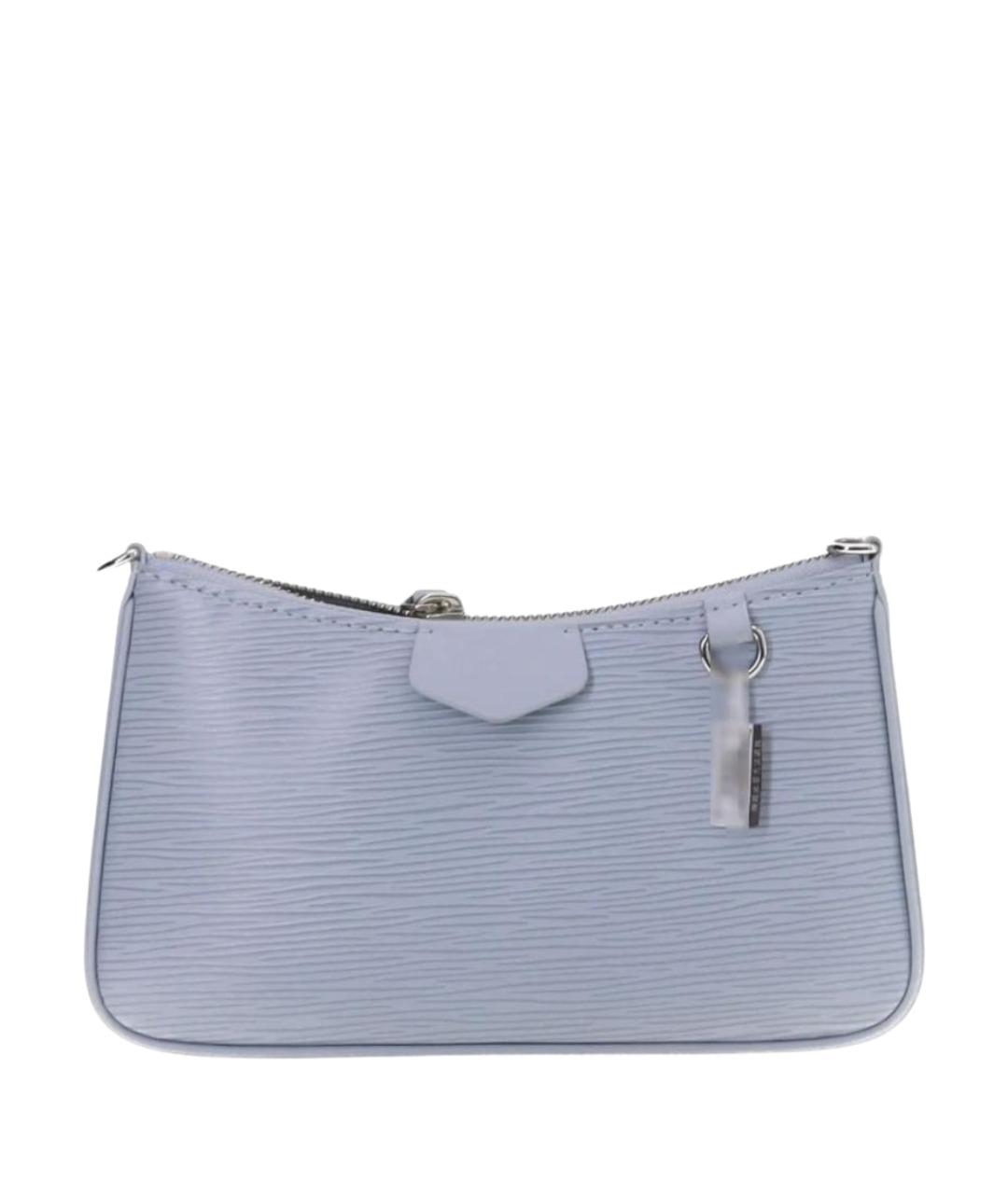 LOUIS VUITTON Голубая кожаная сумка через плечо, фото 1