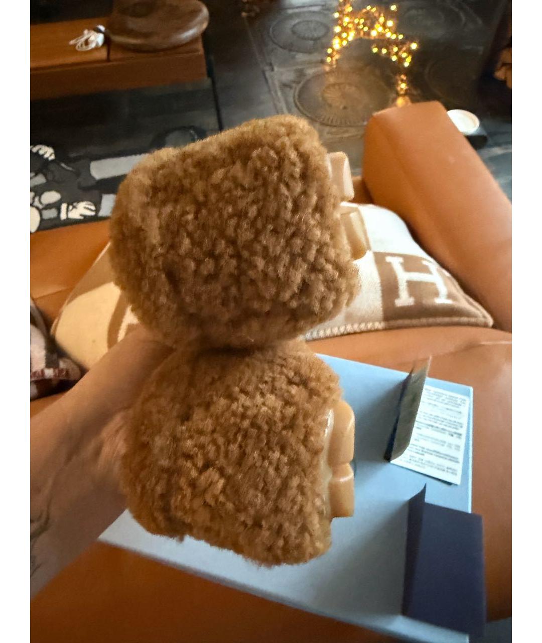 PRADA Коричневые текстильные лоферы, фото 6