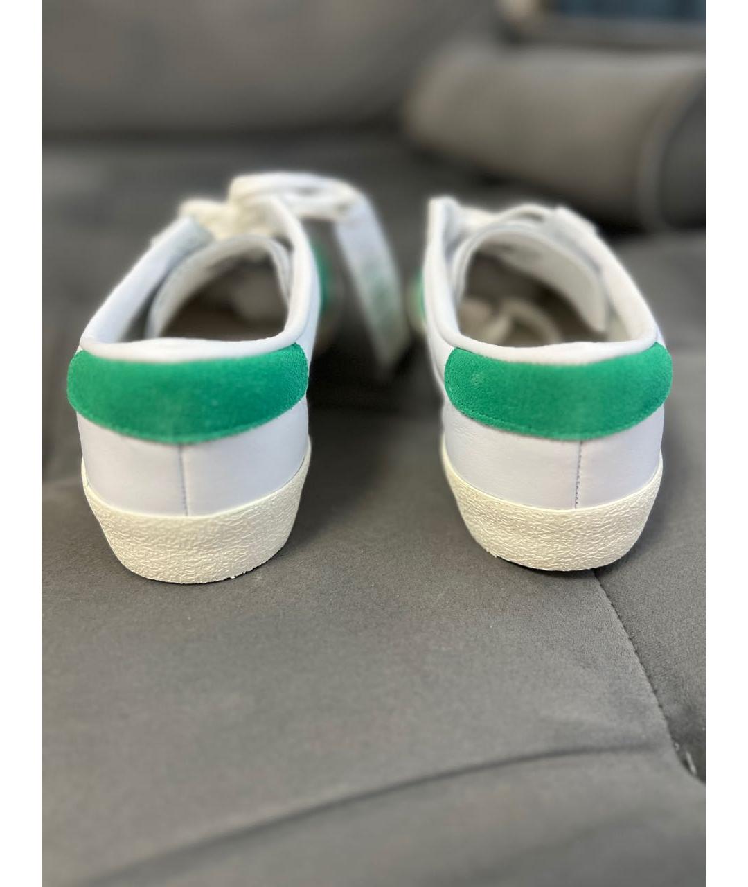 SPORTY AND RICH Белые кожаные кеды, фото 4