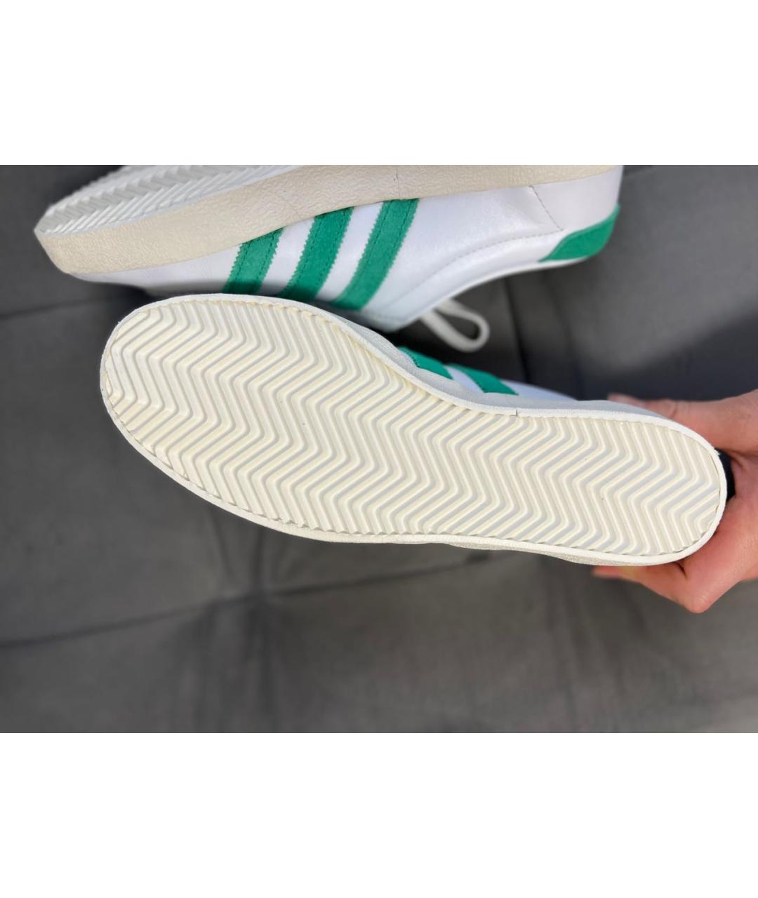 SPORTY AND RICH Белые кожаные кеды, фото 6