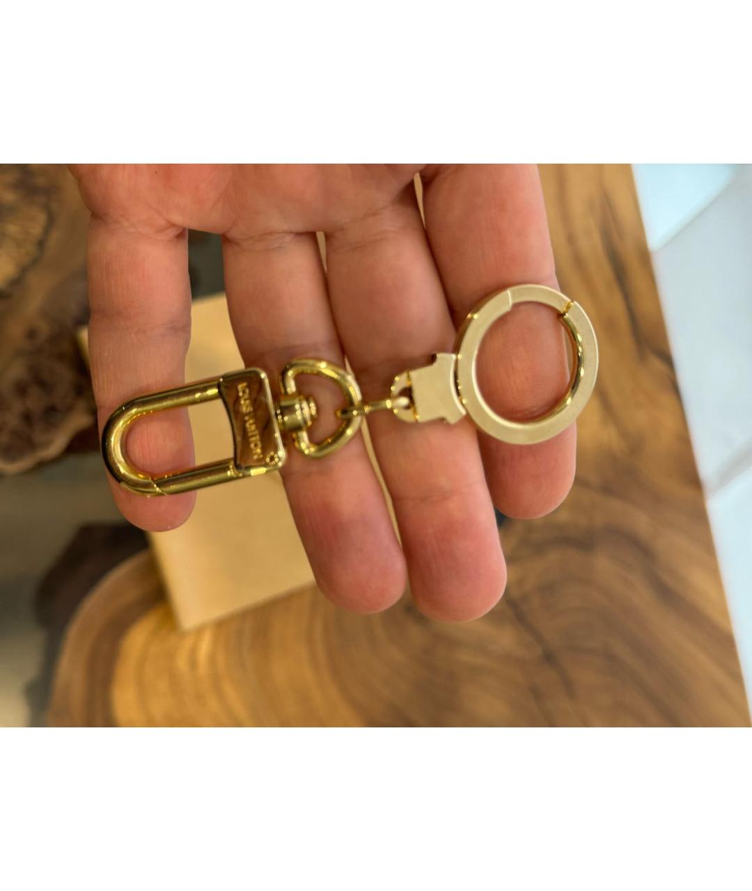 LOUIS VUITTON Желтый брелок, фото 3