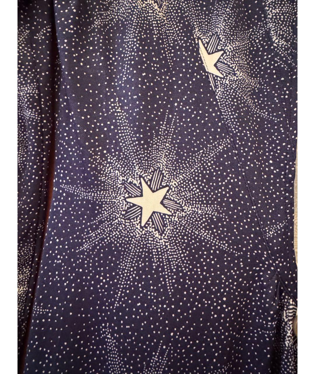 PACO RABANNE Синее вискозное коктейльное платье, фото 4