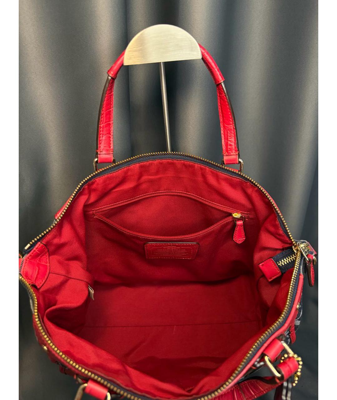 COACH Мульти кожаная сумка через плечо, фото 8