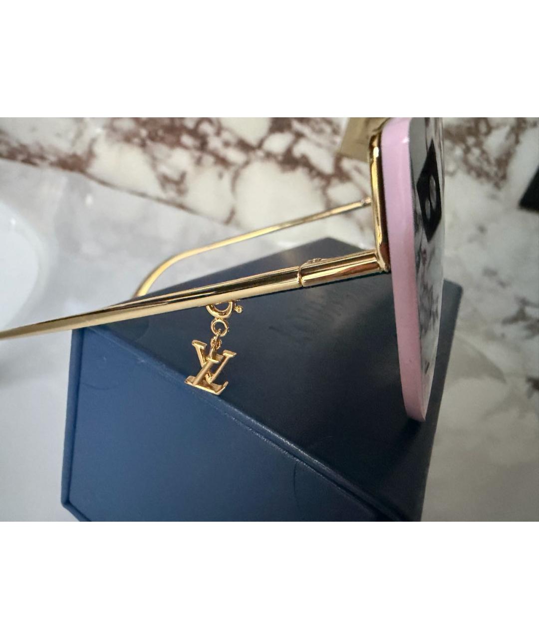 LOUIS VUITTON Мульти металлические солнцезащитные очки, фото 8