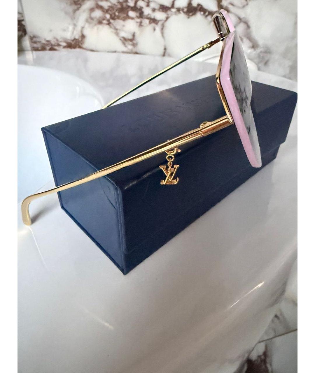 LOUIS VUITTON Мульти металлические солнцезащитные очки, фото 4