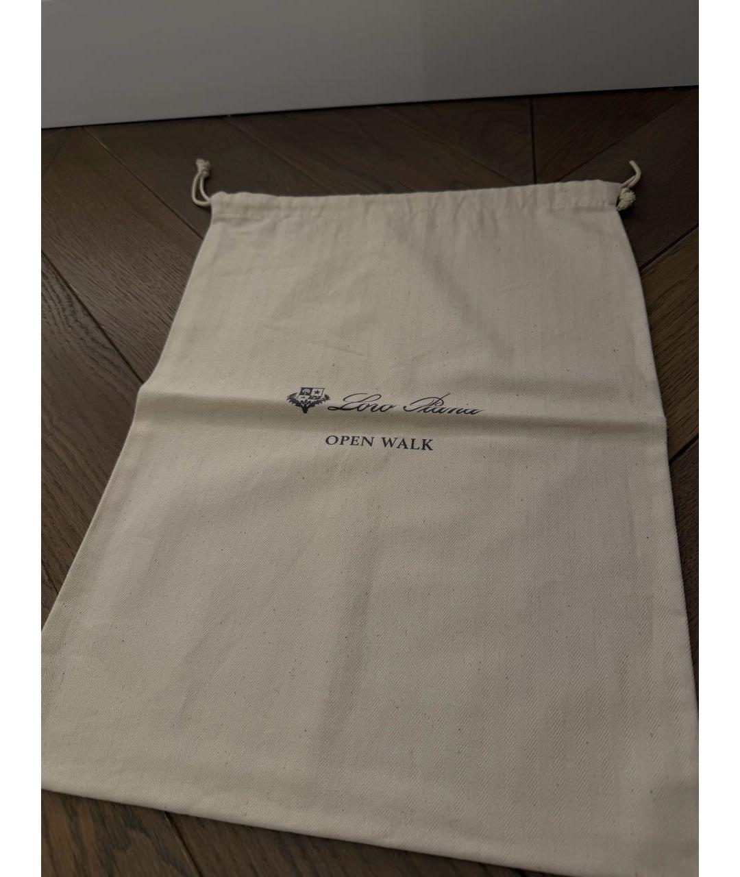 LORO PIANA Черные замшевые лоферы, фото 5