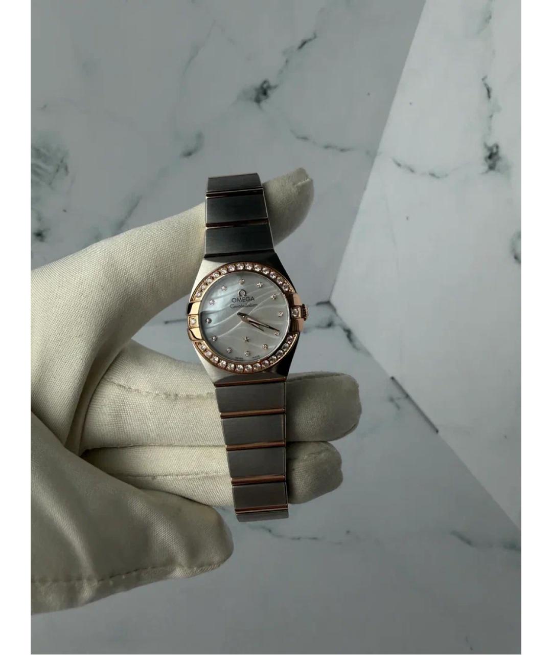 OMEGA Золотые часы из розового золота, фото 2