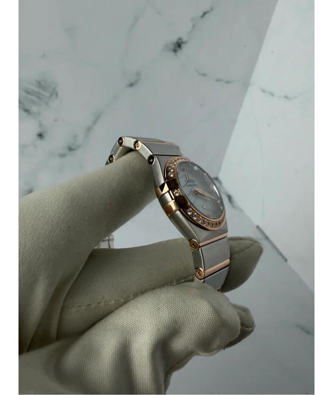 OMEGA Золотые часы из розового золота, фото 5