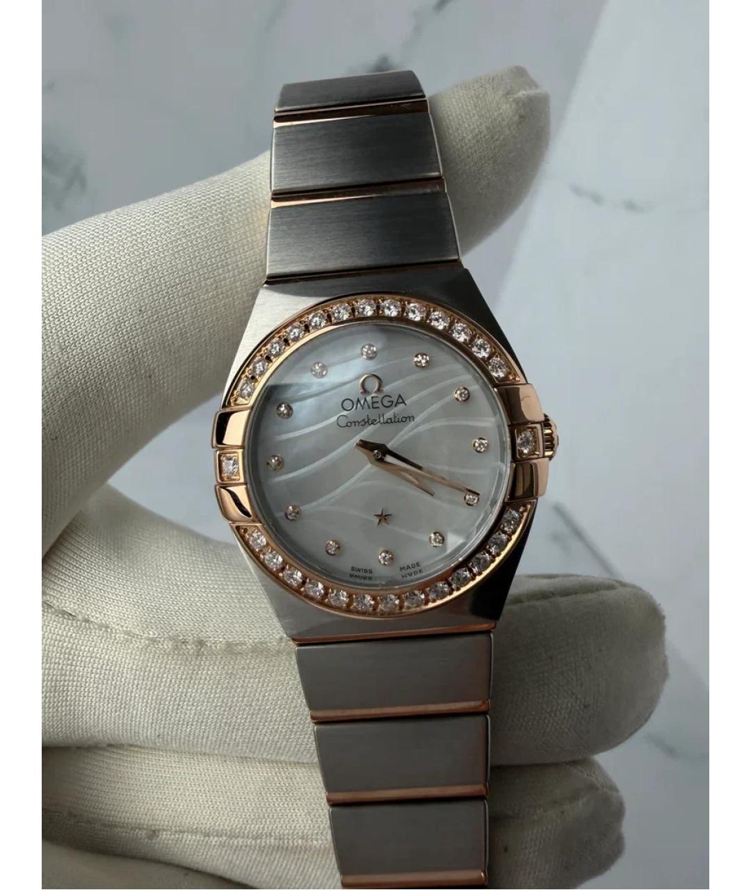 OMEGA Золотые часы из розового золота, фото 3