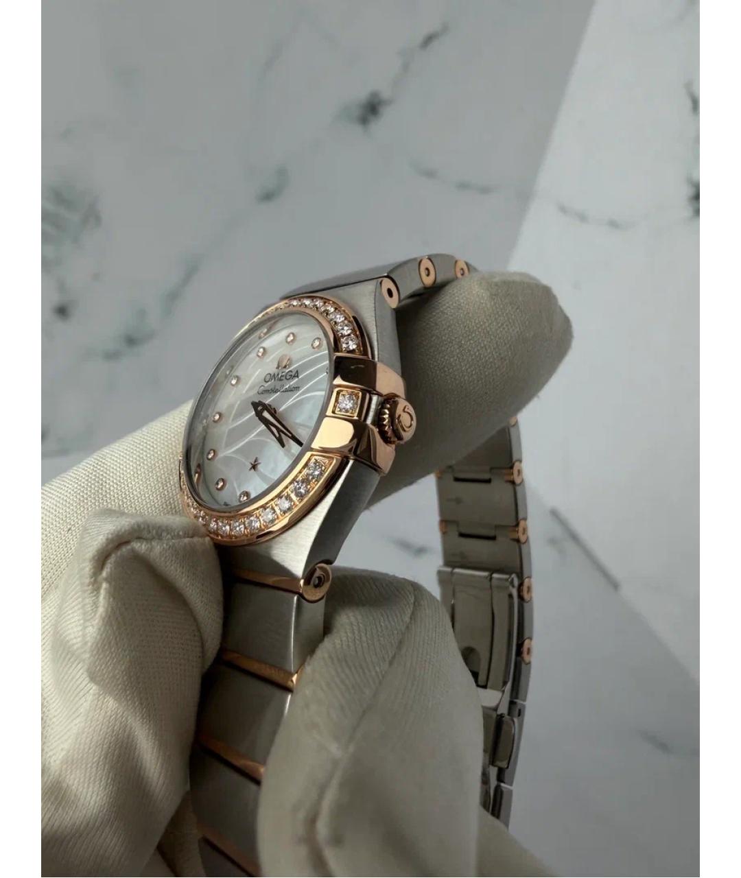 OMEGA Золотые часы из розового золота, фото 4