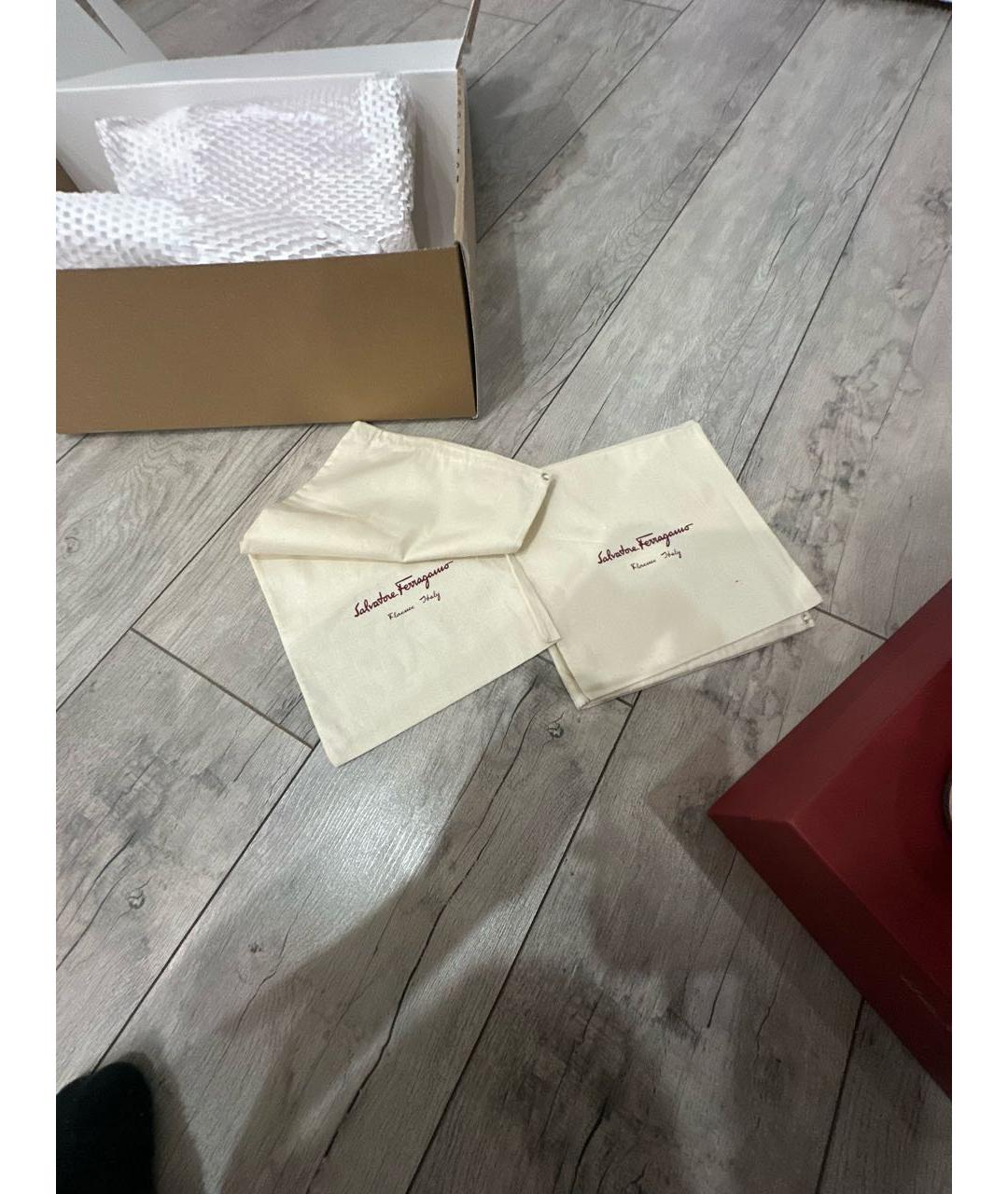 FERRAGAMO Мульти кожаные низкие кроссовки / кеды, фото 5