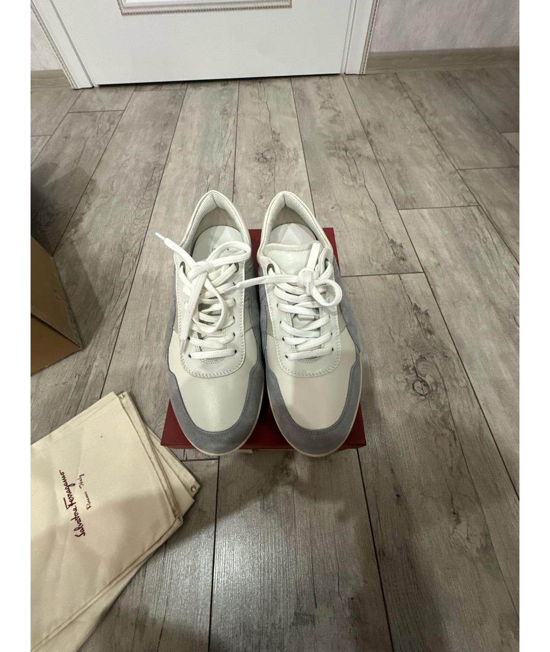 FERRAGAMO Мульти кожаные низкие кроссовки / кеды, фото 2