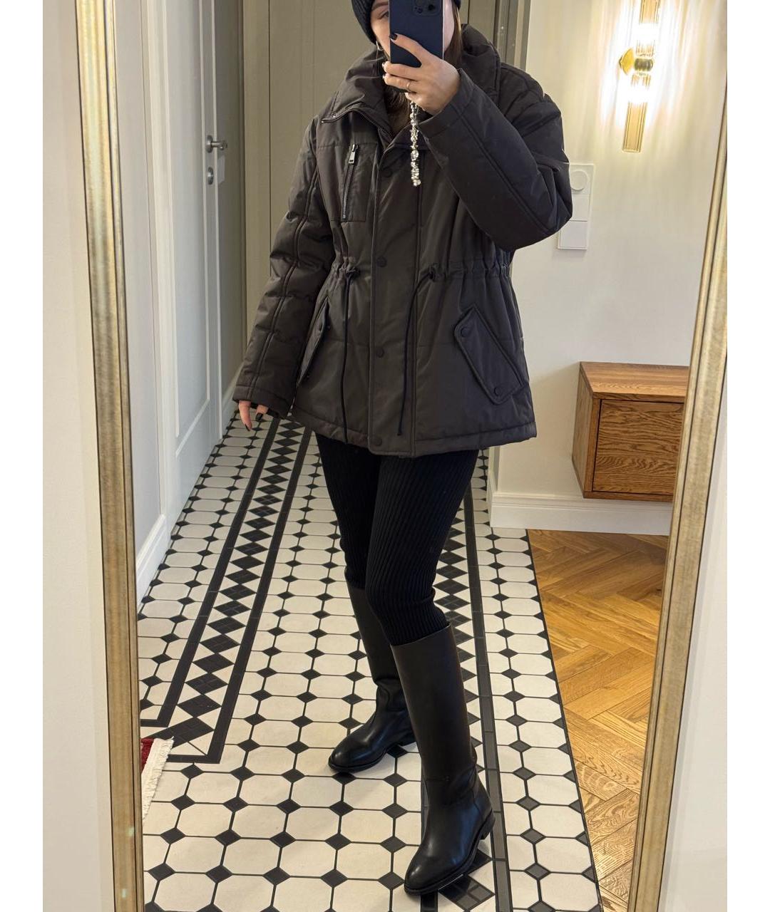 12 STOREEZ Черные кожаные сапоги, фото 6