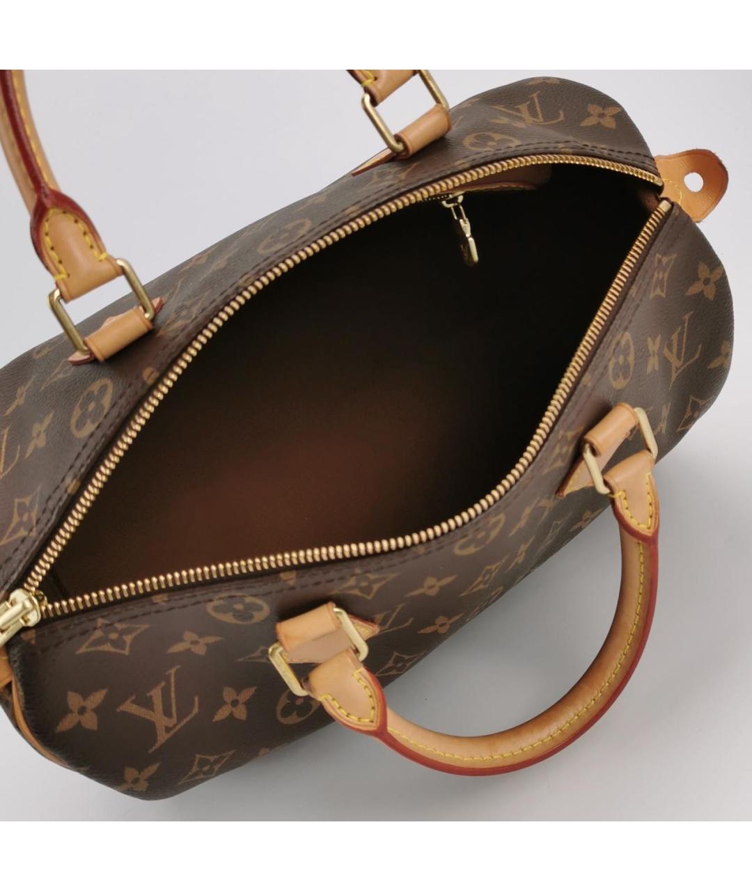 LOUIS VUITTON Коричневая сумка с короткими ручками, фото 5