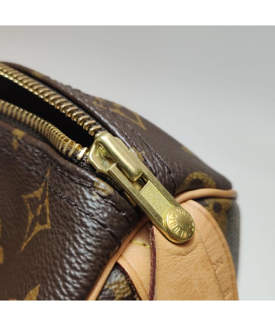 LOUIS VUITTON Коричневая сумка с короткими ручками, фото 6