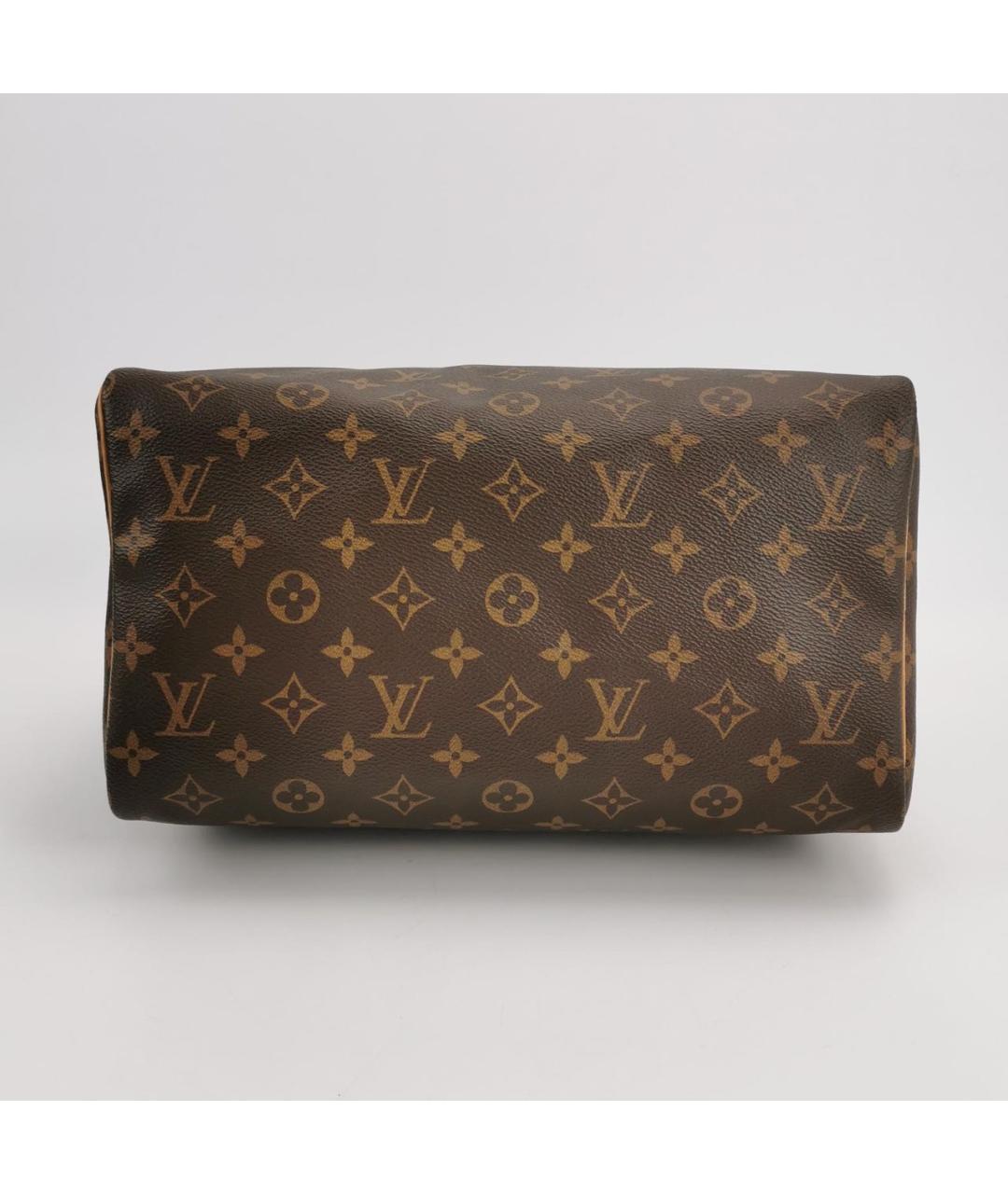 LOUIS VUITTON Коричневая сумка с короткими ручками, фото 4