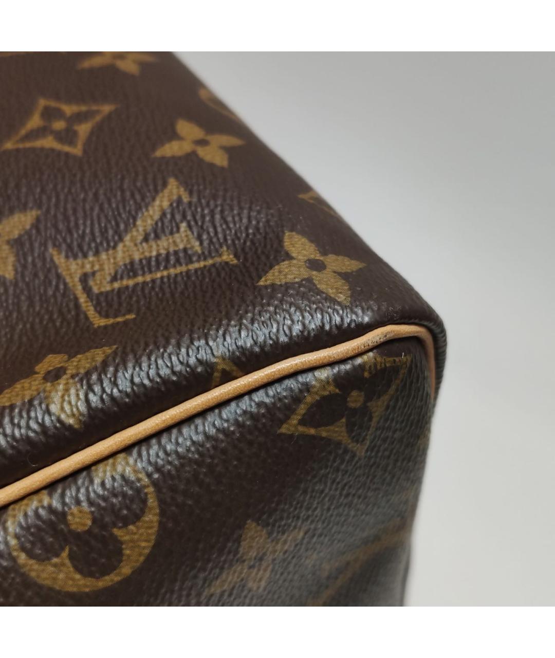 LOUIS VUITTON Коричневая сумка с короткими ручками, фото 8