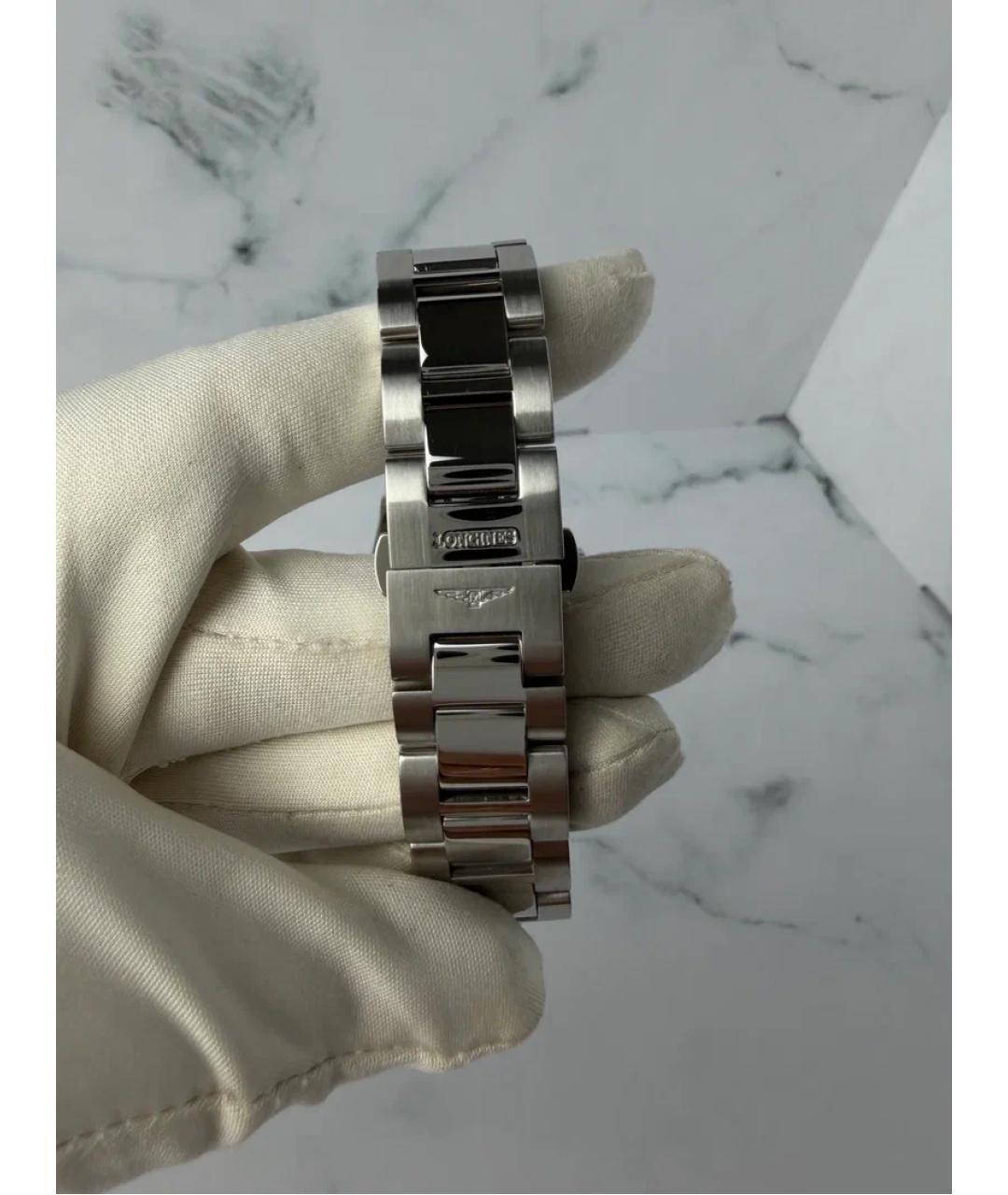 LONGINES Серебряные металлические часы, фото 7