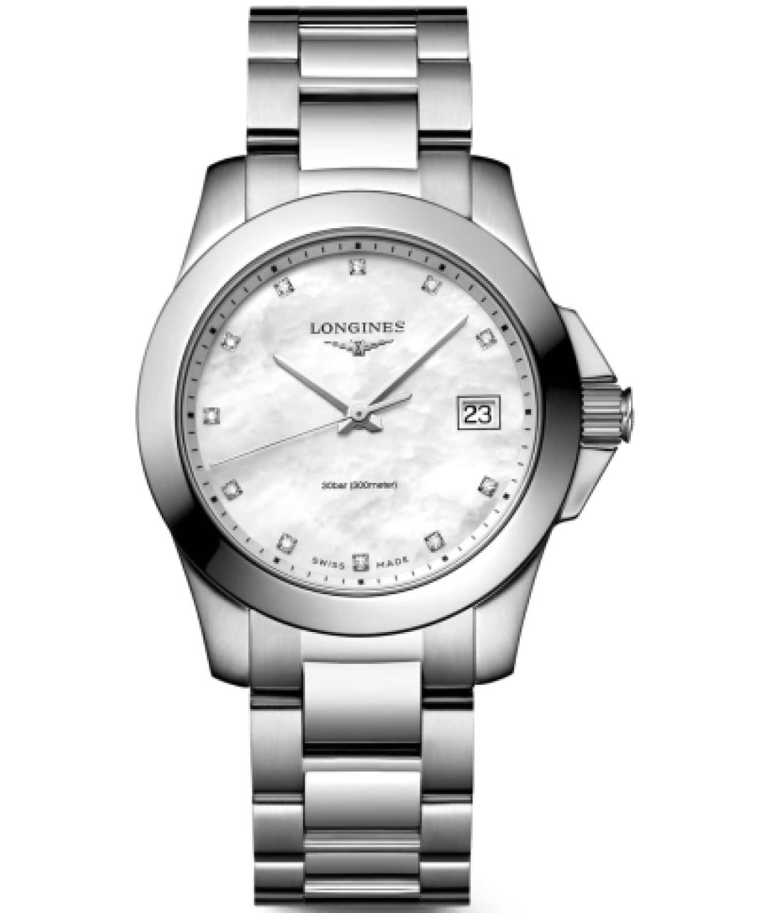 LONGINES Серебряные металлические часы, фото 1