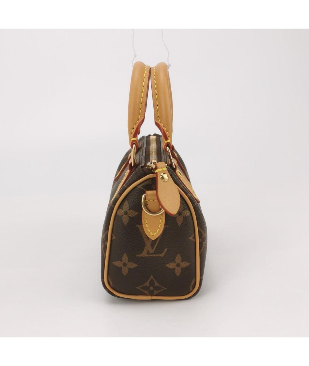 LOUIS VUITTON Коричневая сумка с короткими ручками, фото 3