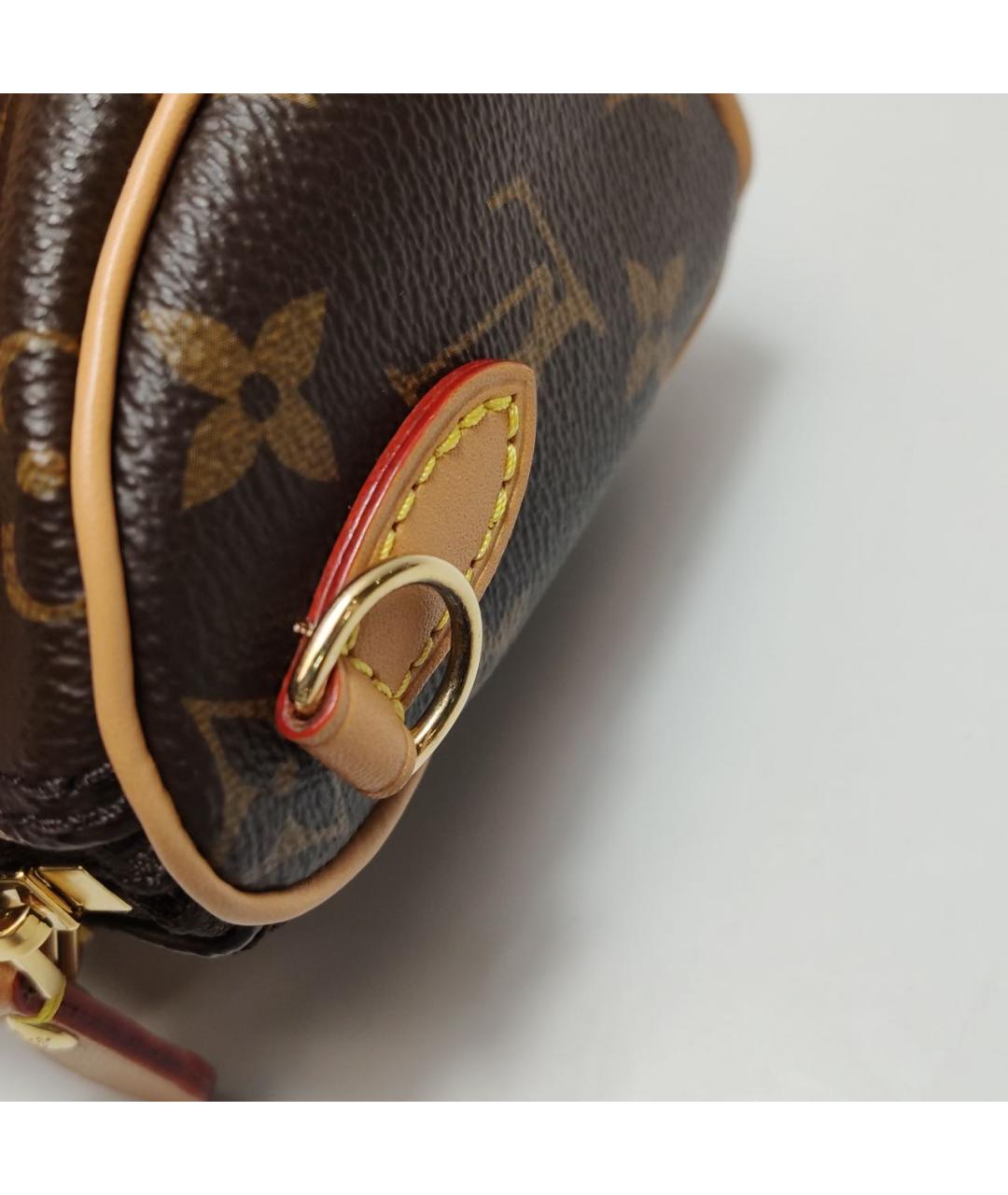 LOUIS VUITTON Коричневая сумка с короткими ручками, фото 7