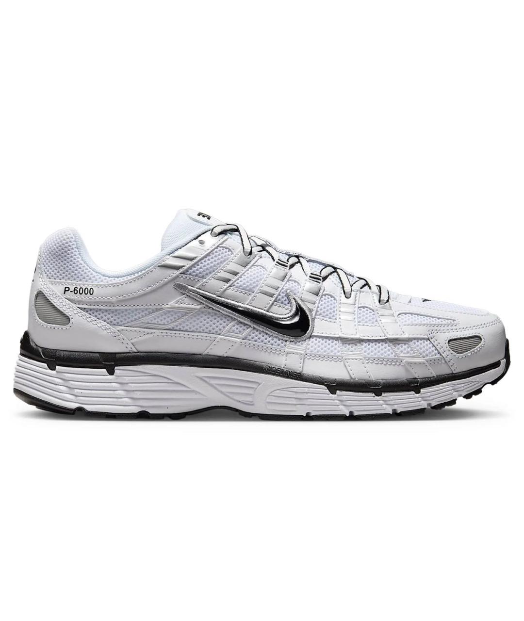 NIKE Белые текстильные низкие кроссовки / кеды, фото 1