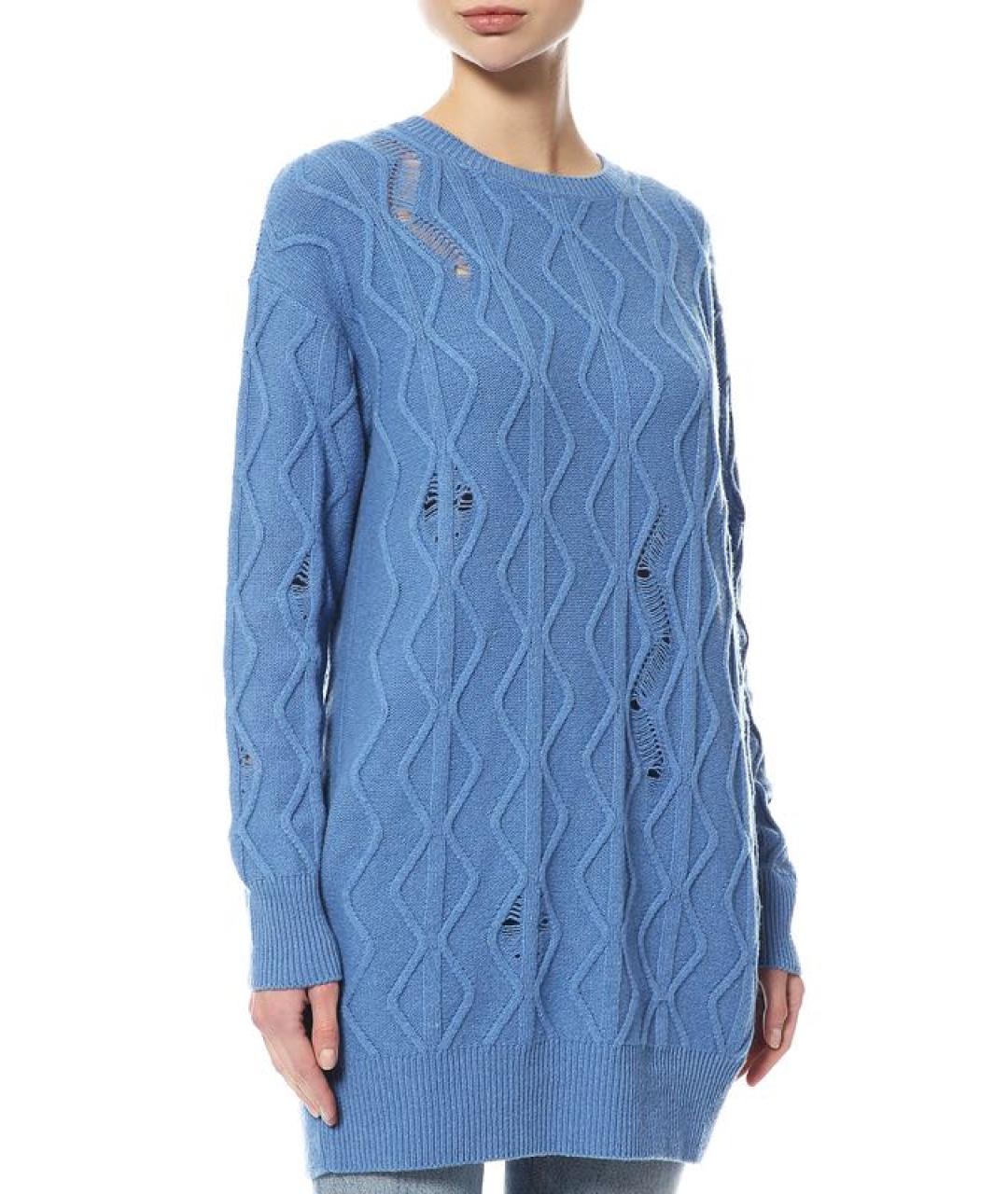 STELLA MCCARTNEY Голубой кашемировый джемпер / свитер, фото 2