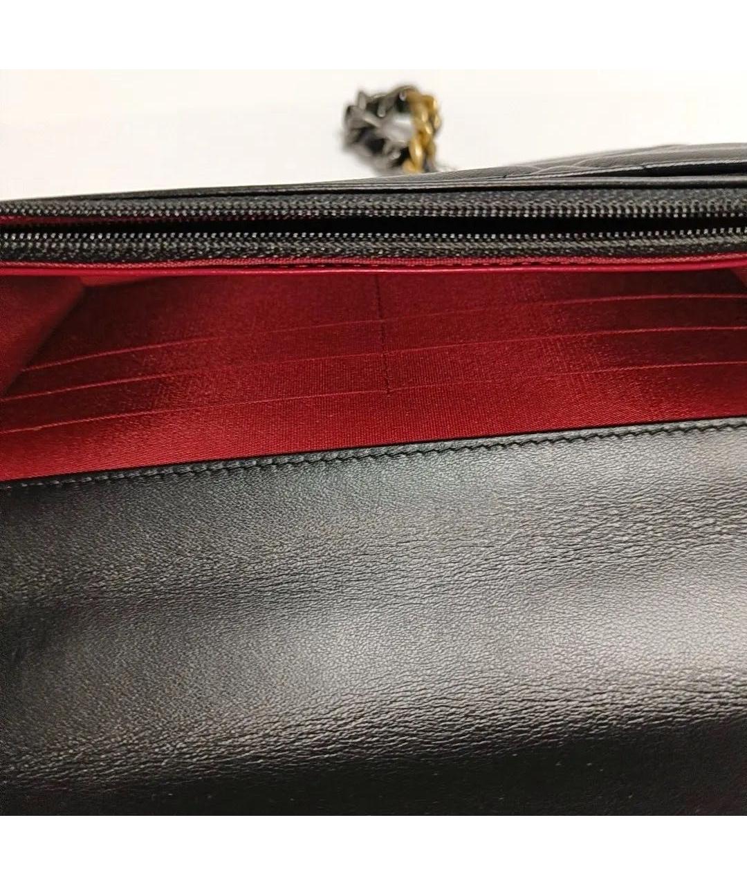 CHANEL Черная кожаная сумка через плечо, фото 5