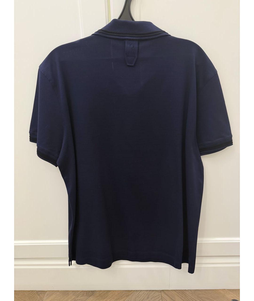 BILLIONAIRE Синее поло с коротким рукавом, фото 2