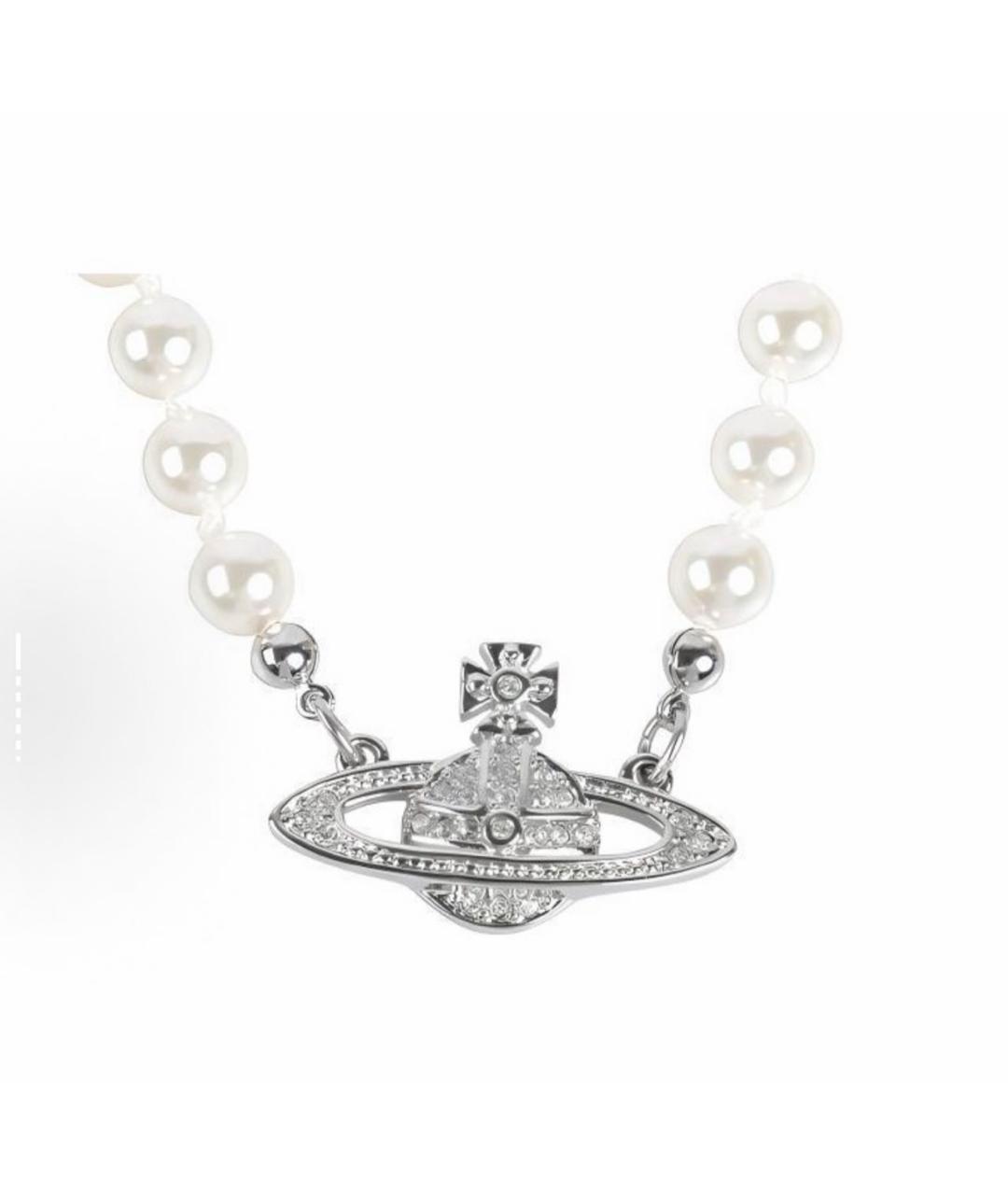 VIVIENNE WESTWOOD Белое колье, фото 2