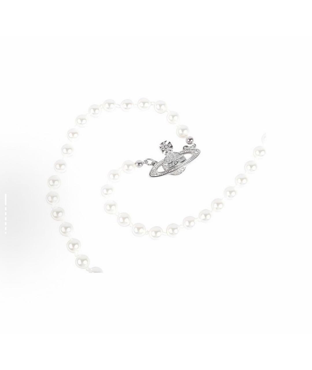 VIVIENNE WESTWOOD Белое колье, фото 4