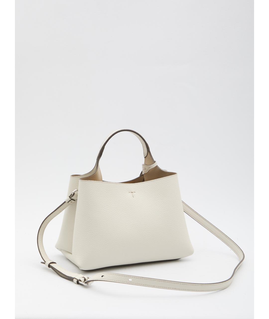 TOD'S Белая кожаная сумка через плечо, фото 2