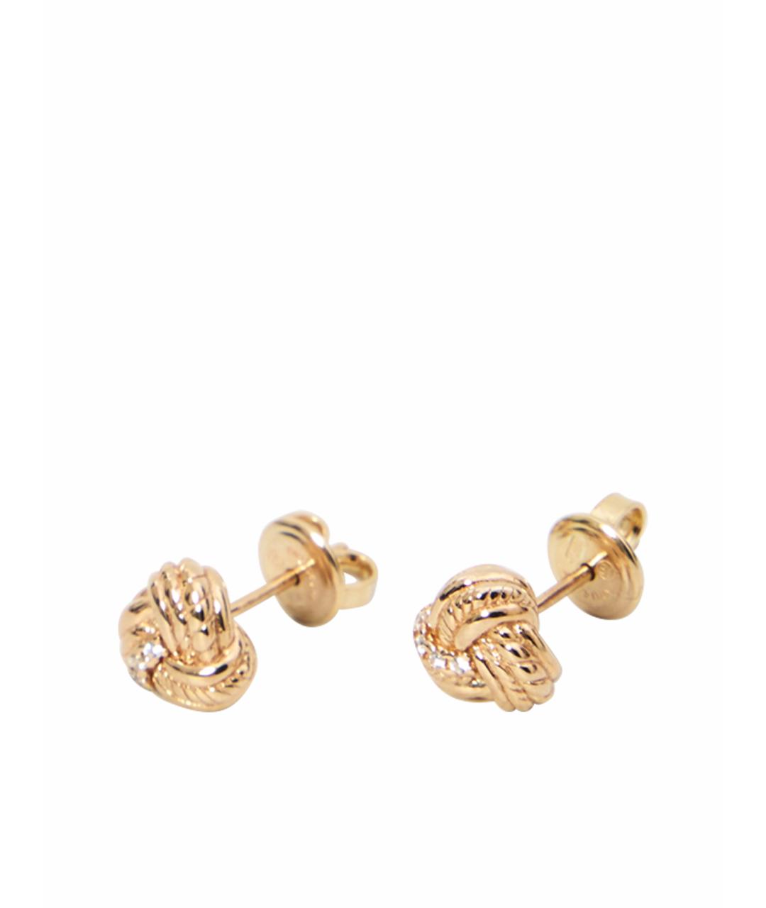 BOTTEGA VENETA Золотые серебряные серьги, фото 1