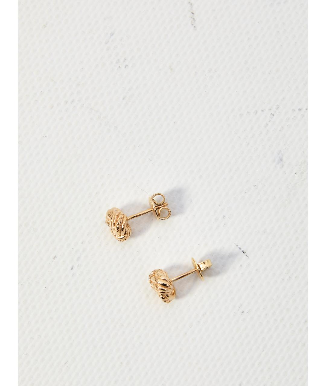 BOTTEGA VENETA Золотые серебряные серьги, фото 2