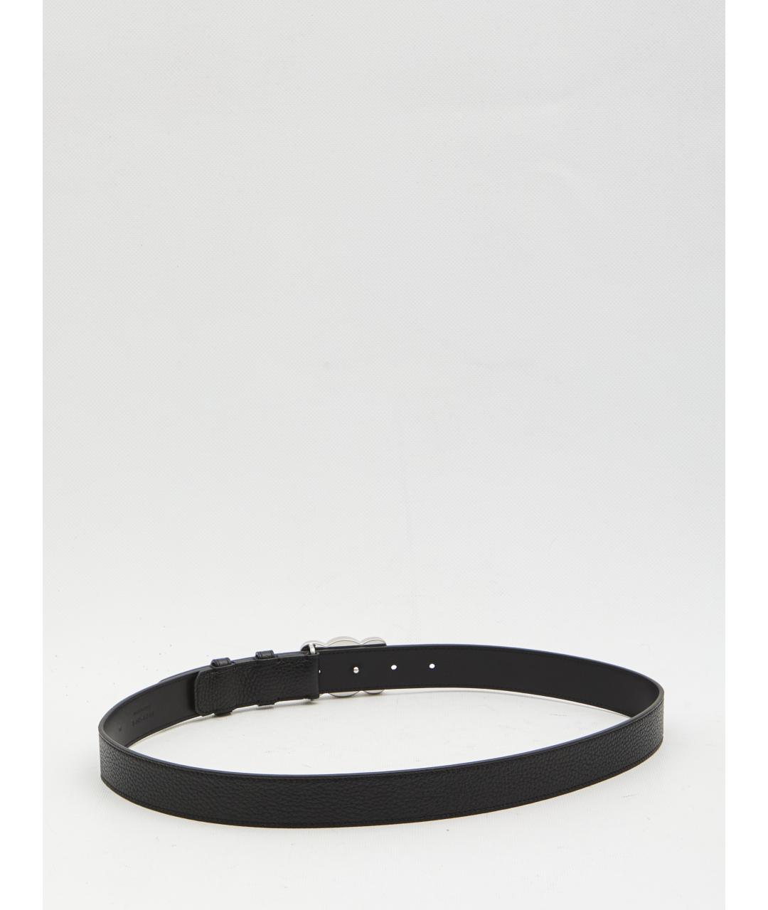 CELINE Черный кожаный ремень, фото 2