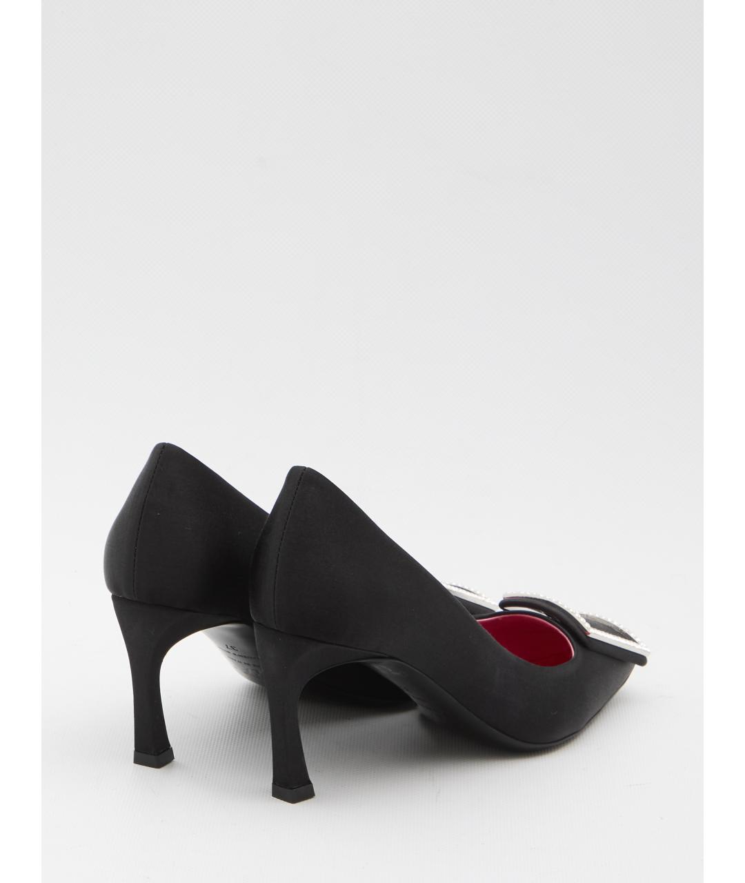 ROGER VIVIER Черные текстильные туфли, фото 3