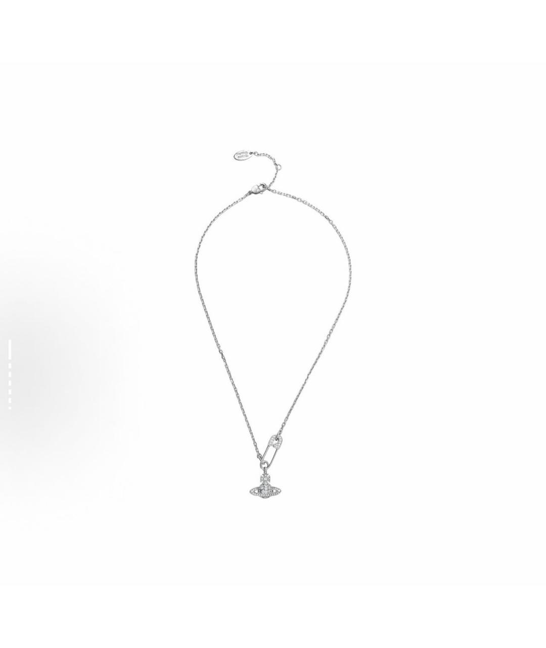 VIVIENNE WESTWOOD Серебряное металлическое колье, фото 3