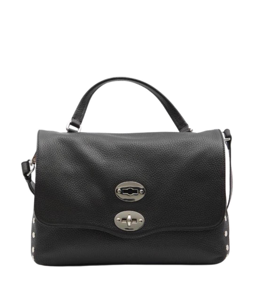 ZANELLATO Черная кожаная сумка через плечо, фото 1