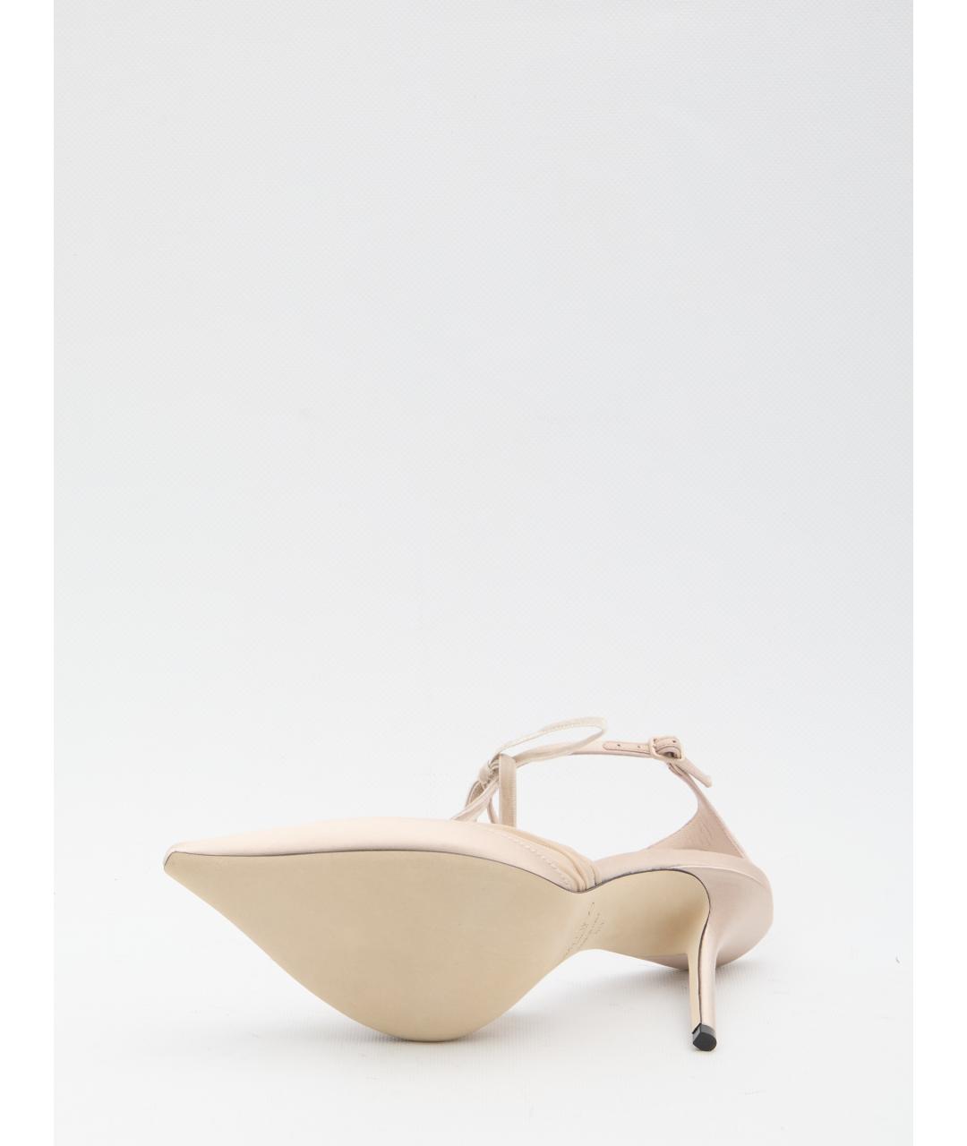 JIMMY CHOO Розовые текстильные туфли, фото 4