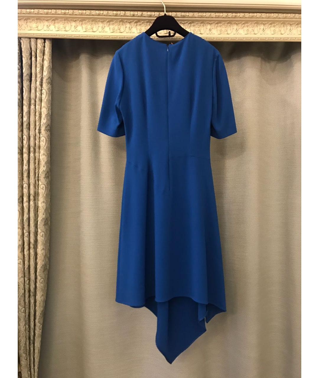 STELLA MCCARTNEY Синее вискозное коктейльное платье, фото 8