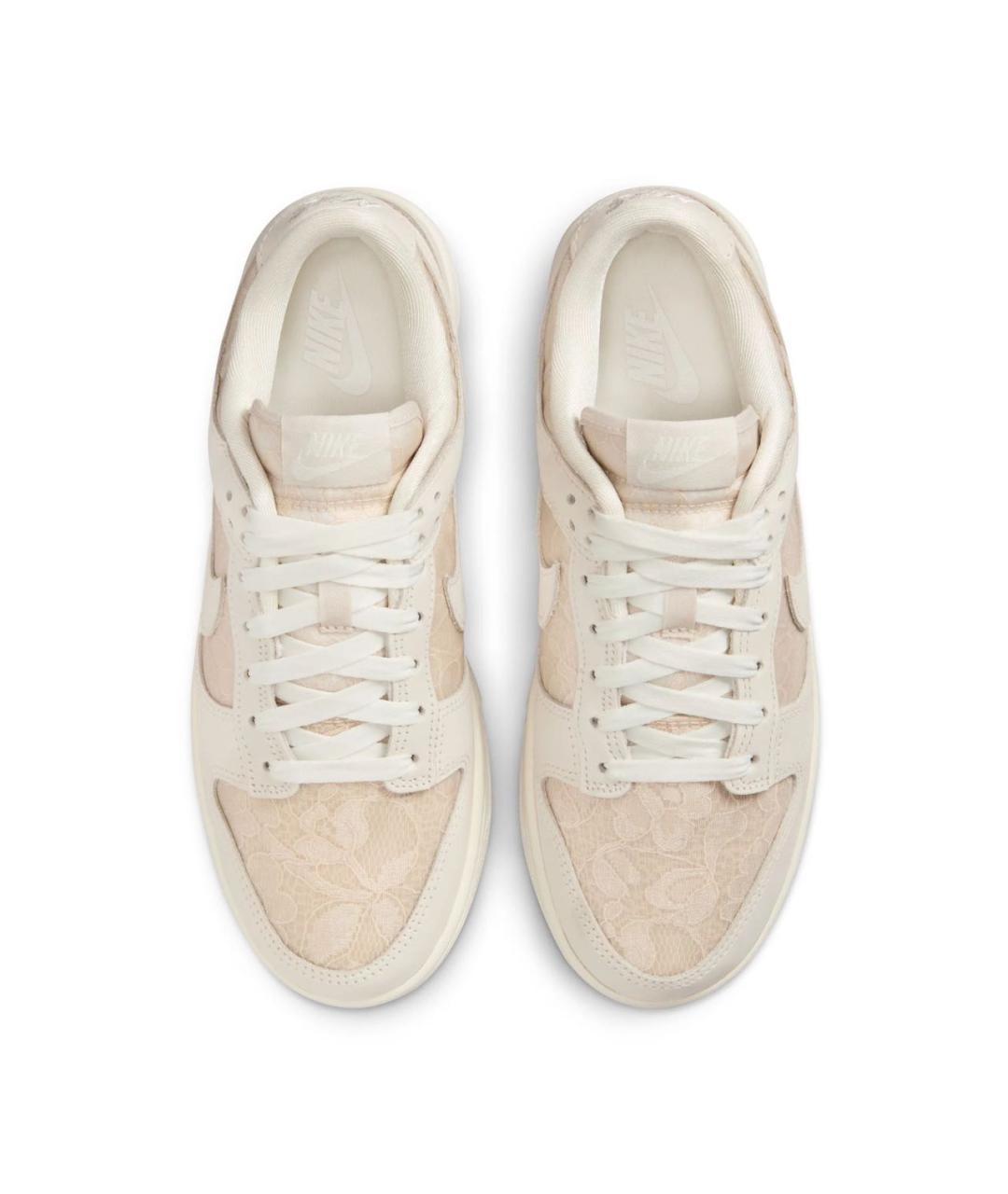 NIKE Бежевые текстильные кроссовки, фото 3