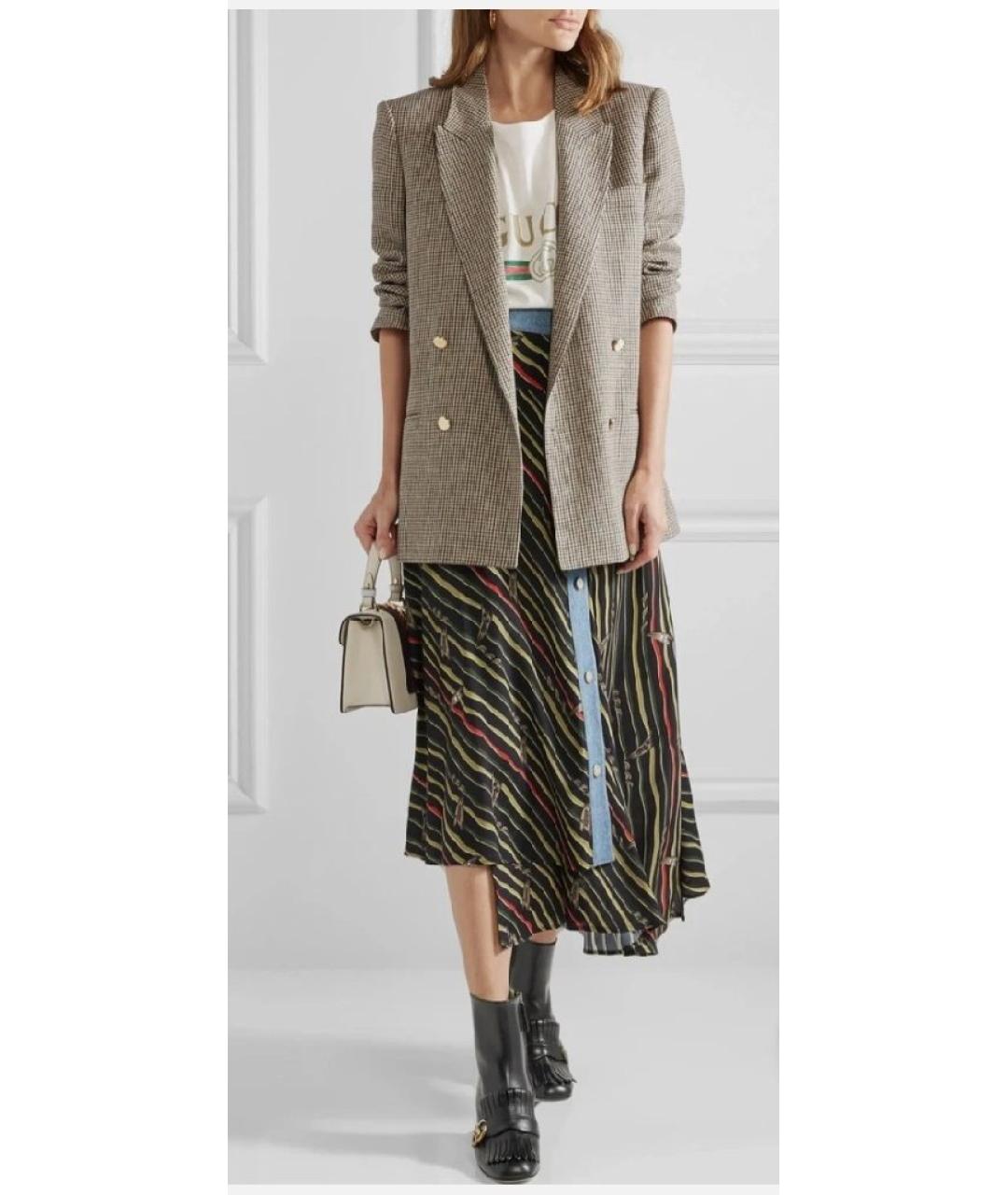 GUCCI Черные кожаные ботильоны, фото 9