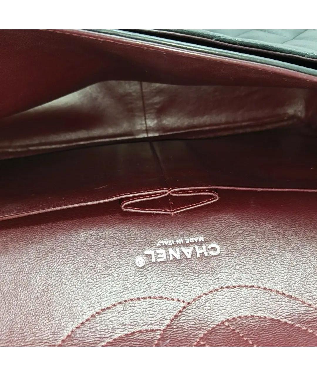 CHANEL Черная кожаная сумка через плечо, фото 5